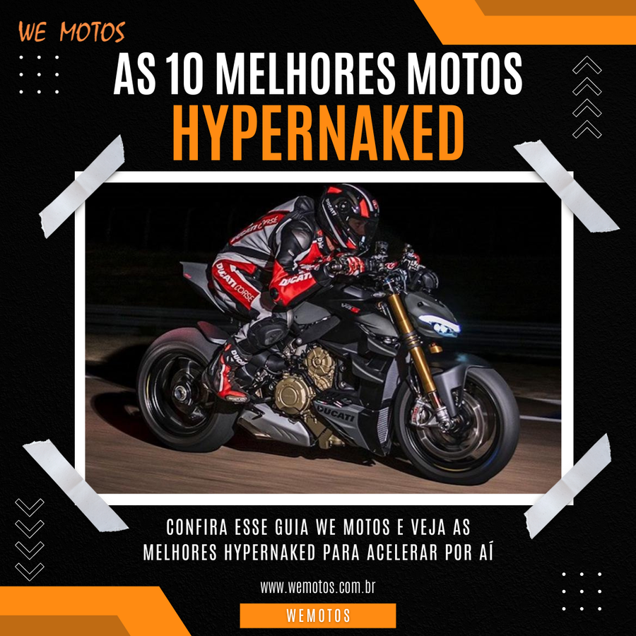 AS MELHORES MOTOCICLETAS HIPERNAKED DE 2023 PARA SE ACELERAR