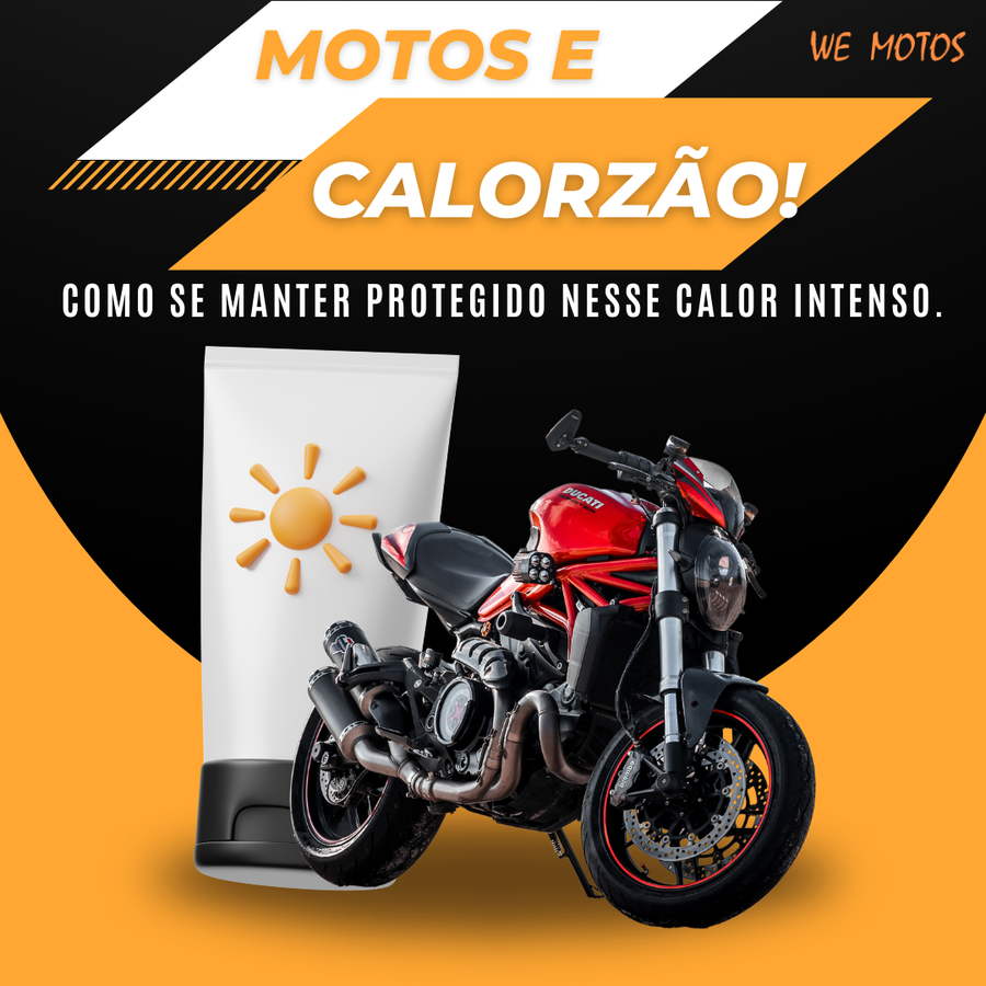 Dicas Essenciais para Manter-se Protegido ao Andar de Moto em Sol e Calor Intensos